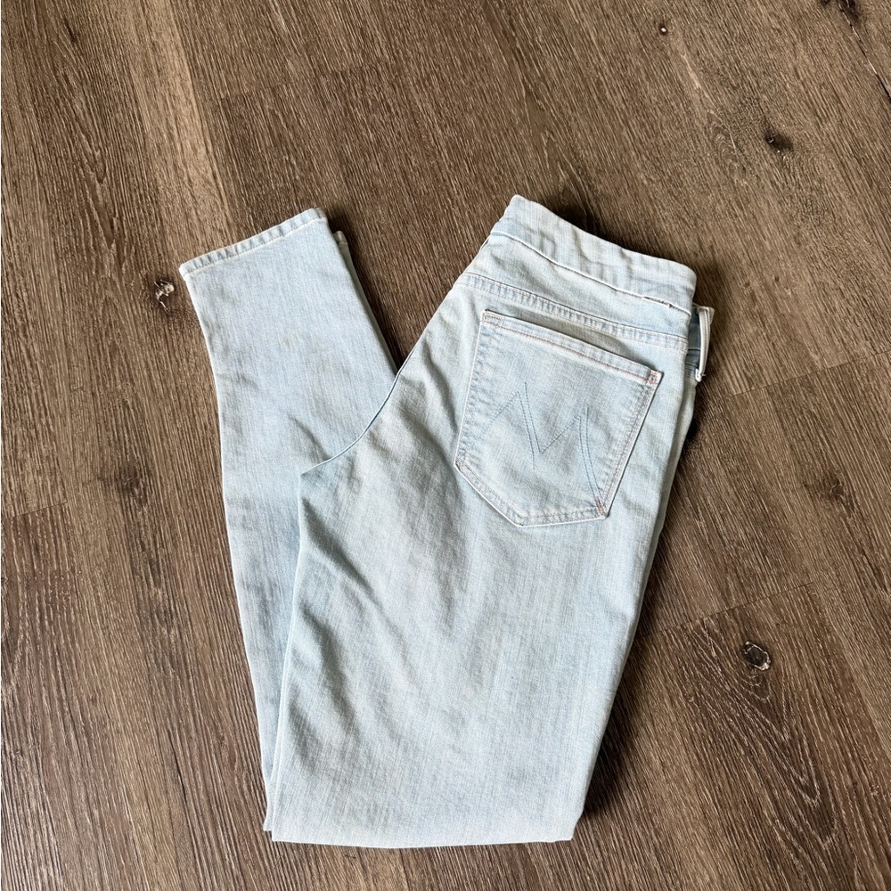 MOTHER Light Blue Denim Jeans